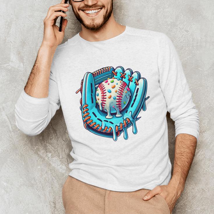 Baseball Drip Ice Cream Sprinkles Baseball Player Premium Tri-Blend Unisex Long Sleeve T-Shirt Baseball Drip Ice Cream Sprinkles Baseball Player Premium Tri-Blend Unisex Long Sleeve T-Shirt