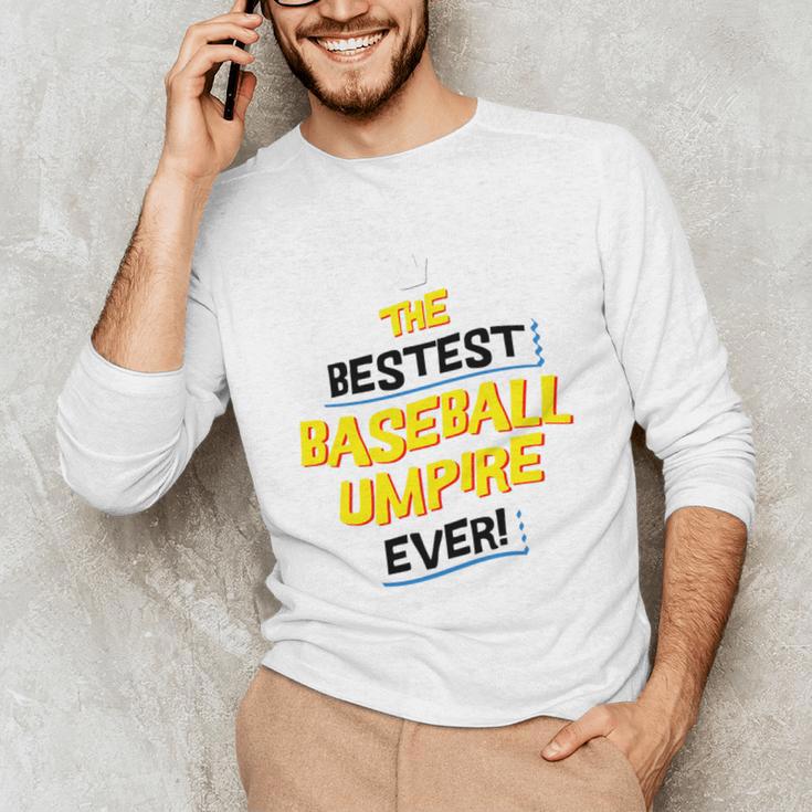 Best Baseball Umpire Job Occupation Premium Tri-Blend Unisex Long Sleeve T-Shirt