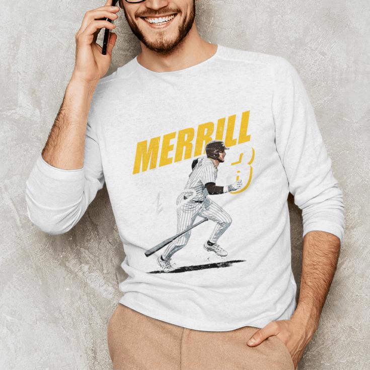 Jackson Merrill San Diego MLB Baseball Player MLBJME204M Unisex Long Sleeve T-Shirt Jackson Merrill San Diego MLB Baseball Player MLBJME204M Unisex Long Sleeve T-Shirt