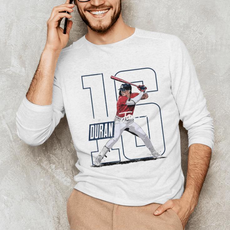 Jarren Duran Boston MLB Baseball Players MLBJDU202M Unisex Long Sleeve T-Shirt Jarren Duran Boston MLB Baseball Players MLBJDU202M Unisex Long Sleeve T-Shirt