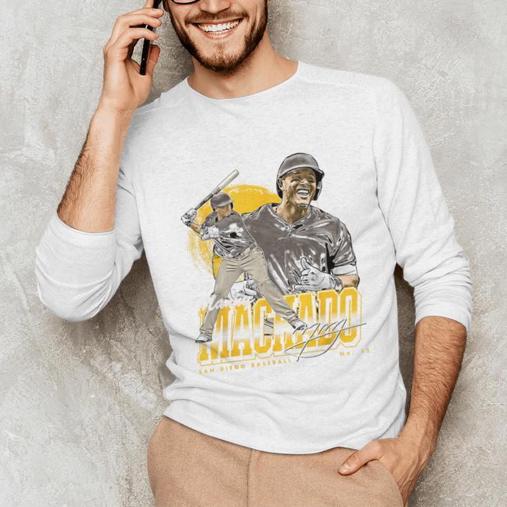 Manny Machado San Diego MLB Baseball Players MLBMMA302N Unisex Long Sleeve T-Shirt Manny Machado San Diego MLB Baseball Players MLBMMA302N Unisex Long Sleeve T-Shirt