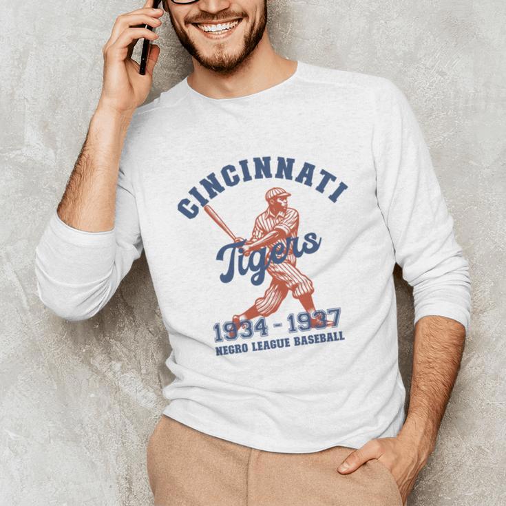 Negro League Baseball History Month Cincinnati Ohio Unisex Long Sleeve T-Shirt