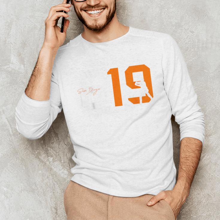 Retro San Diego 619 Vintage 90's Baseball Sports Style Lover Unisex Long Sleeve T-Shirt