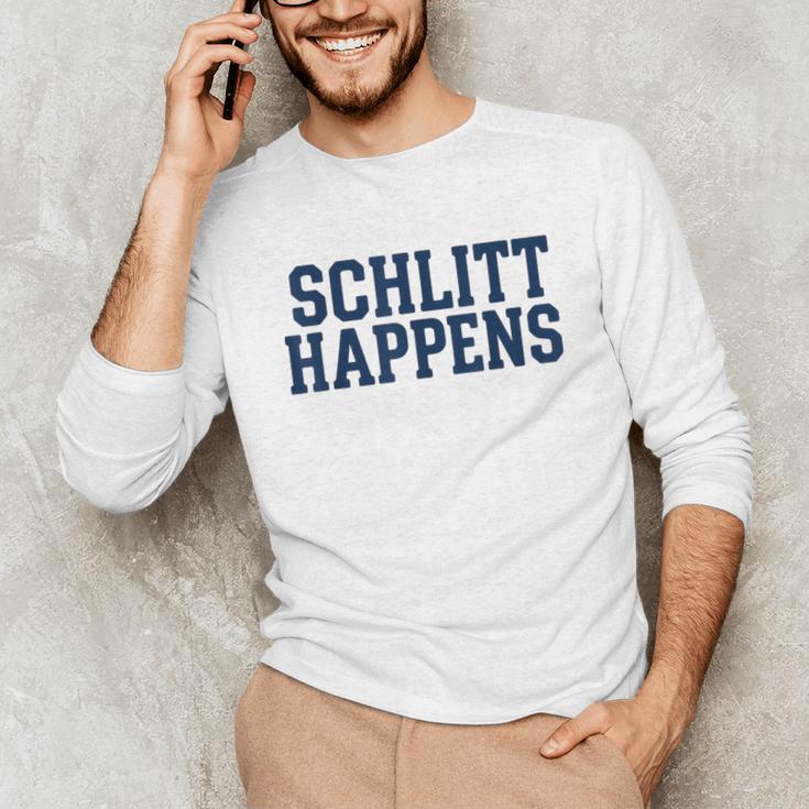 Schlitt Happens NY Bronx I Heart Baseball Apparel Unisex Long Sleeve T-Shirt
