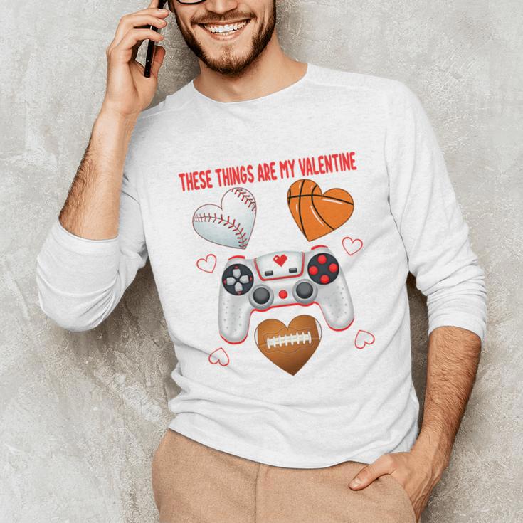Valentines Day Boys Men Hearts Gaming Football Baseball Love Premium Tri-Blend Unisex Long Sleeve T-Shirt Valentines Day Boys Men Hearts Gaming Football Baseball Love Premium Tri-Blend Unisex Long Sleeve T-Shirt