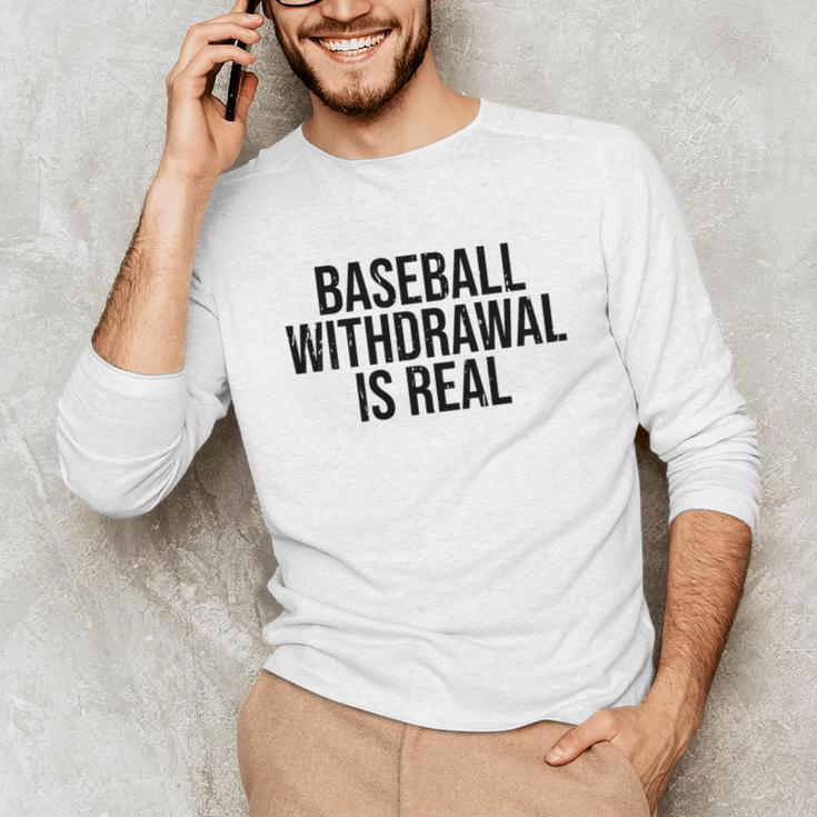 Vintage Baseball Withdrawal Is Real Premium Tri-Blend Unisex Long Sleeve T-Shirt Vintage Baseball Withdrawal Is Real Premium Tri-Blend Unisex Long Sleeve T-Shirt
