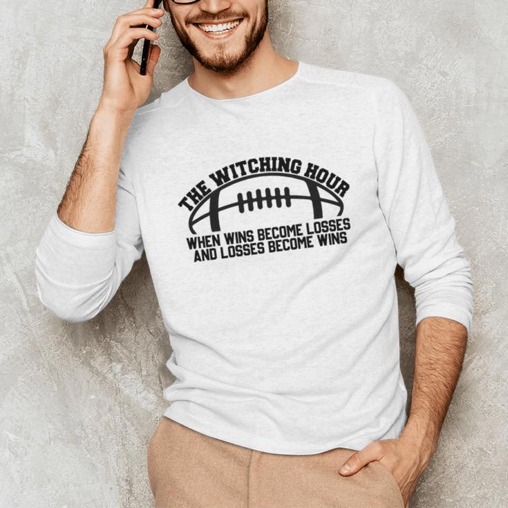 The Witching Hour When Wins Become Losses Baseball Premium Tri-Blend Unisex Long Sleeve T-Shirt