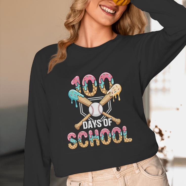 100 Days Of School Baseball 100th Day Of School Unisex Long Sleeve T-Shirt 100 Days Of School Baseball 100th Day Of School Unisex Long Sleeve T-Shirt