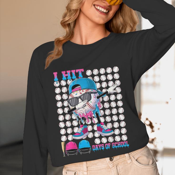 100 Days Of School Baseball Drip Boys Kids 100th Day School Unisex Long Sleeve T-Shirt 100 Days Of School Baseball Drip Boys Kids 100th Day School Unisex Long Sleeve T-Shirt