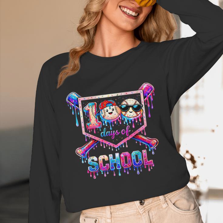 100 Days Of School Baseball Drip Boys For Men Kids Unisex Long Sleeve T-Shirt 100 Days Of School Baseball Drip Boys For Men Kids Unisex Long Sleeve T-Shirt