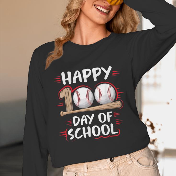 100 Days Of School Baseball Theme Kids Teens Boys 100th Day Unisex Long Sleeve T-Shirt 100 Days Of School Baseball Theme Kids Teens Boys 100th Day Unisex Long Sleeve T-Shirt