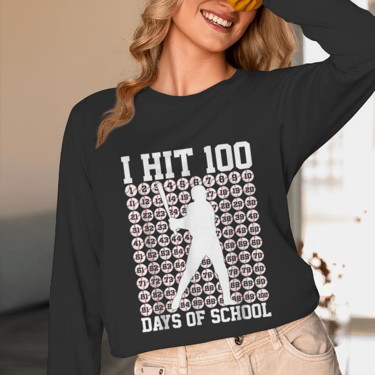 100 Days Of School Boys Kids 100th Day Balls For Baseball Unisex Long Sleeve T-Shirt 100 Days Of School Boys Kids 100th Day Balls For Baseball Unisex Long Sleeve T-Shirt