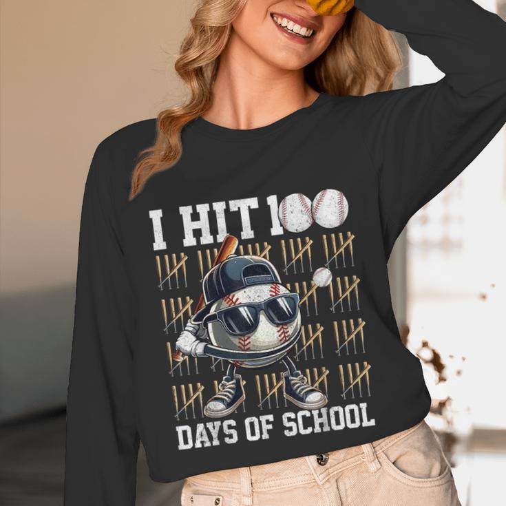 100 Days Of School Boys Kids 100th Day Balls Baseball Kids Unisex Long Sleeve T-Shirt 100 Days Of School Boys Kids 100th Day Balls Baseball Kids Unisex Long Sleeve T-Shirt