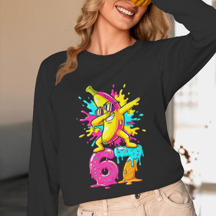 67 Baseball Ice Cream Six Seven Dabbing Banana Unisex Long Sleeve T-Shirt 67 Baseball Ice Cream Six Seven Dabbing Banana Unisex Long Sleeve T-Shirt
