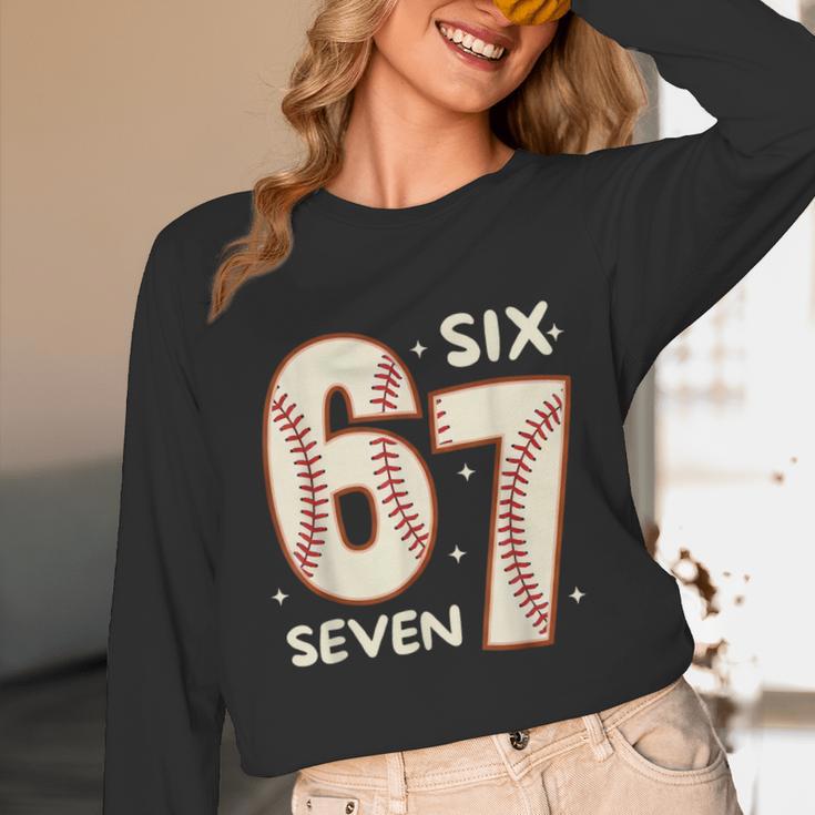 67 Baseball Six Seven 6 7 Meme Kids 67 Teen Boys 6-7 Unisex Long Sleeve T-Shirt 67 Baseball Six Seven 6 7 Meme Kids 67 Teen Boys 6-7 Unisex Long Sleeve T-Shirt