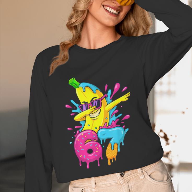 67 Dabbing Banana Baseball 6 7 Dripping Ice Cream Meme Unisex Long Sleeve T-Shirt 67 Dabbing Banana Baseball 6 7 Dripping Ice Cream Meme Unisex Long Sleeve T-Shirt
