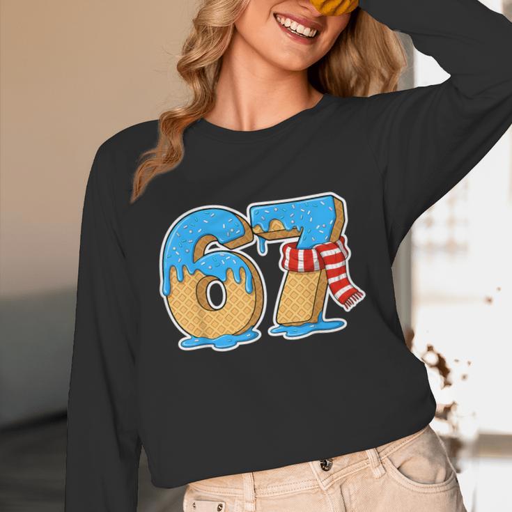 67 Ice Cream Drip Six Seven Baseball Drip 67 Boys Meme Unisex Long Sleeve T-Shirt 67 Ice Cream Drip Six Seven Baseball Drip 67 Boys Meme Unisex Long Sleeve T-Shirt