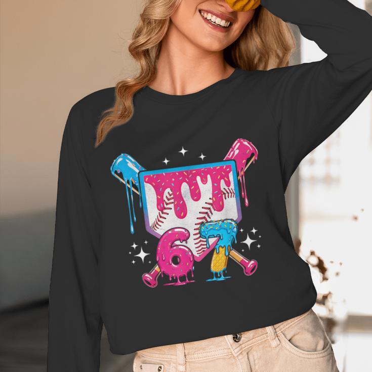 67 Six Seven Ice Cream Drip Baseball Boys Youth Unisex Long Sleeve T-Shirt 67 Six Seven Ice Cream Drip Baseball Boys Youth Unisex Long Sleeve T-Shirt