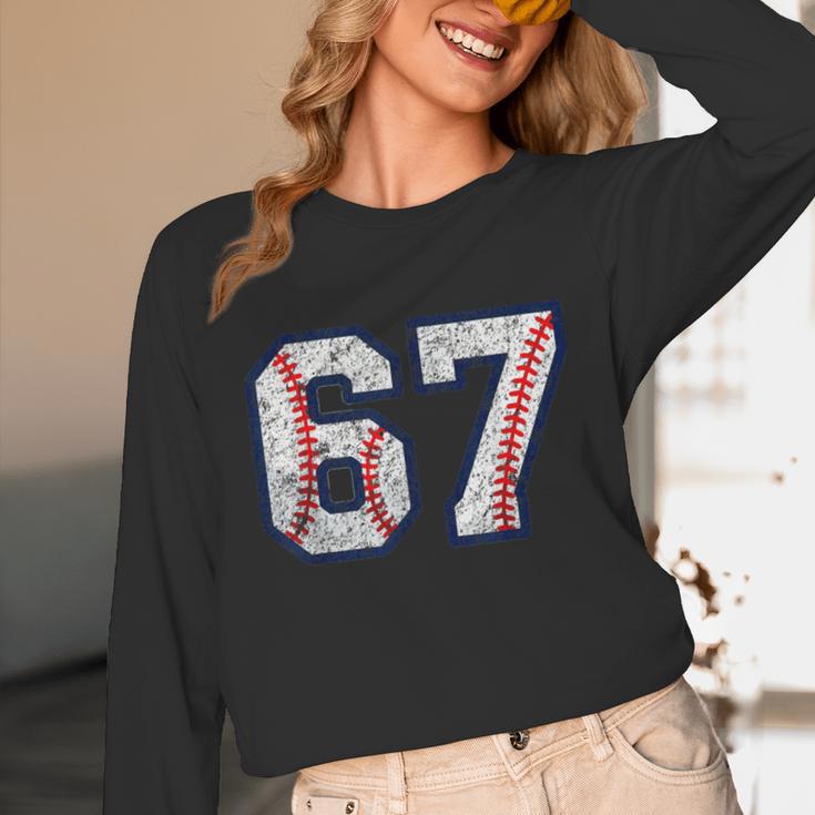 67 Sports Meme – Baseball Number 6 7 Unisex Long Sleeve T-Shirt 67 Sports Meme – Baseball Number 6 7 Unisex Long Sleeve T-Shirt