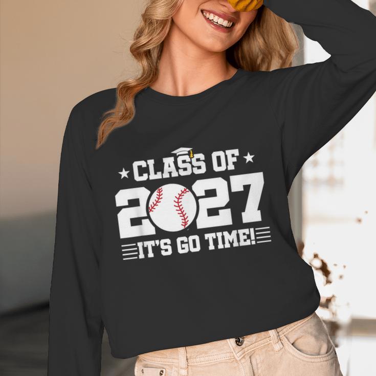 Back To School 2027 Baseball 2027 Graduation Class Of 2027 Unisex Long Sleeve T-Shirt Back To School 2027 Baseball 2027 Graduation Class Of 2027 Unisex Long Sleeve T-Shirt