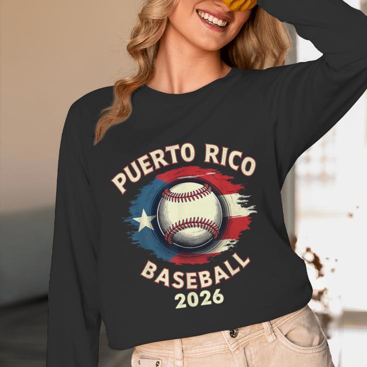 Baseball 2026 Puerto Rico Island Pride Sports Theme Unisex Long Sleeve T-Shirt Baseball 2026 Puerto Rico Island Pride Sports Theme Unisex Long Sleeve T-Shirt