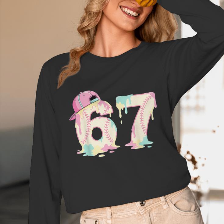 Baseball 67 Dripping Six Seven Drip Boys Gen Z Unisex Long Sleeve T-Shirt Baseball 67 Dripping Six Seven Drip Boys Gen Z Unisex Long Sleeve T-Shirt