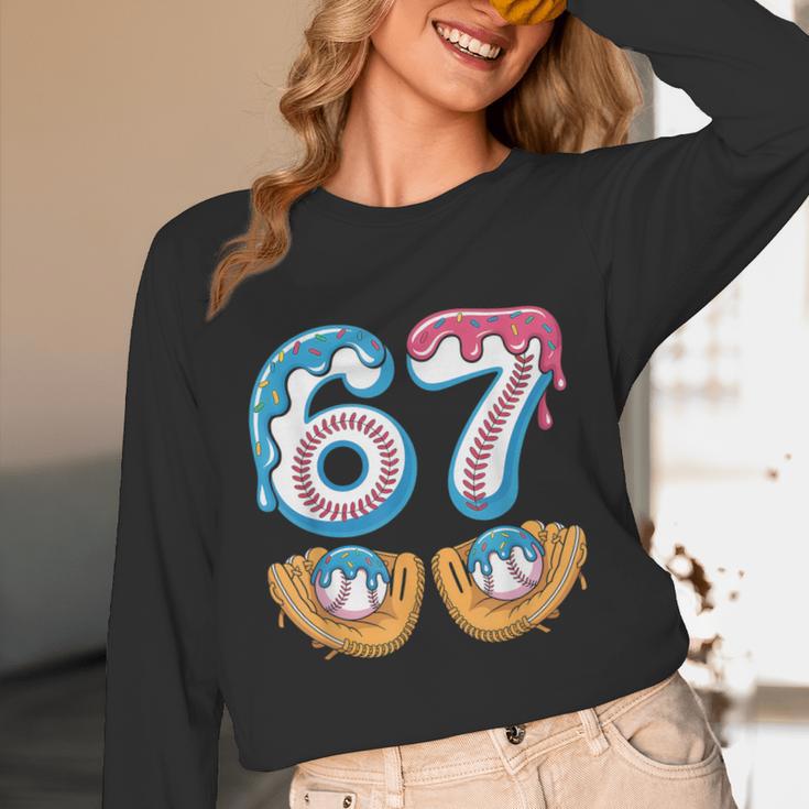 Baseball 67 Ice Cream Drip 67 Meme Player T-Shirt Unisex Long Sleeve T-Shirt Baseball 67 Ice Cream Drip 67 Meme Player T-Shirt Unisex Long Sleeve T-Shirt