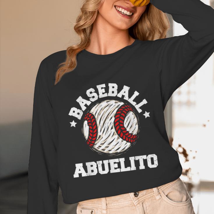Baseball Abuelito Distressed Vintage Grandpa Game Day Unisex Long Sleeve T-Shirt Baseball Abuelito Distressed Vintage Grandpa Game Day Unisex Long Sleeve T-Shirt