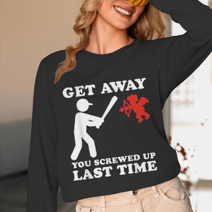 Baseball Anti Valentine Humor Cupid Joke Men Women Unisex Long Sleeve T-Shirt Baseball Anti Valentine Humor Cupid Joke Men Women Unisex Long Sleeve T-Shirt