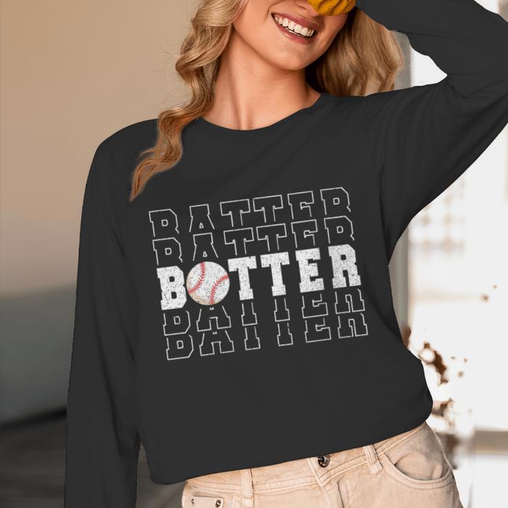 Baseball Batter Team Player Sport Lover Family Friends Fans Unisex Long Sleeve T-Shirt Baseball Batter Team Player Sport Lover Family Friends Fans Unisex Long Sleeve T-Shirt