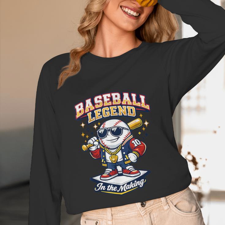 Baseball Cute Youth Ice Cream Valentine Day Sporty Fun Unisex Long Sleeve T-Shirt Baseball Cute Youth Ice Cream Valentine Day Sporty Fun Unisex Long Sleeve T-Shirt