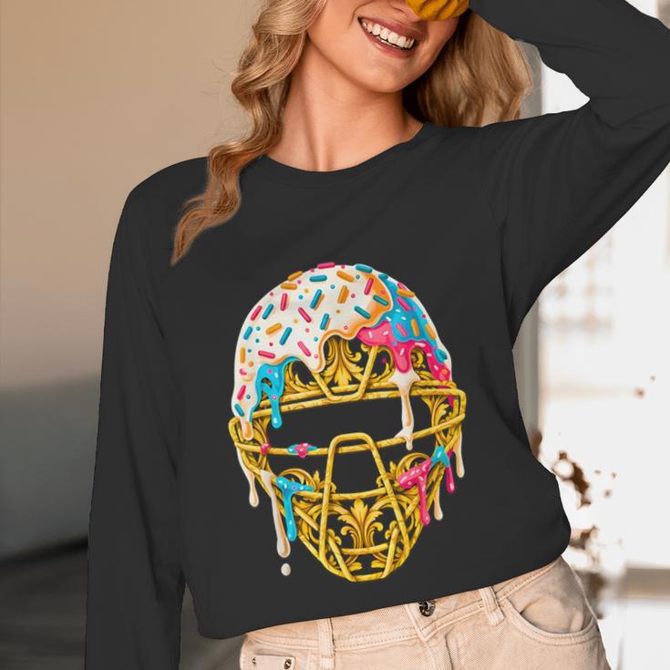 Baseball Drip For Boys Ice Cream Drip Youth Boys Catcher's Unisex Long Sleeve T-Shirt Baseball Drip For Boys Ice Cream Drip Youth Boys Catcher's Unisex Long Sleeve T-Shirt