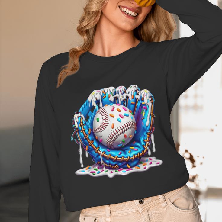 Baseball Drip For Boys Ice Cream Drip Youth Baseball Boys Unisex Long Sleeve T-Shirt Baseball Drip For Boys Ice Cream Drip Youth Baseball Boys Unisex Long Sleeve T-Shirt
