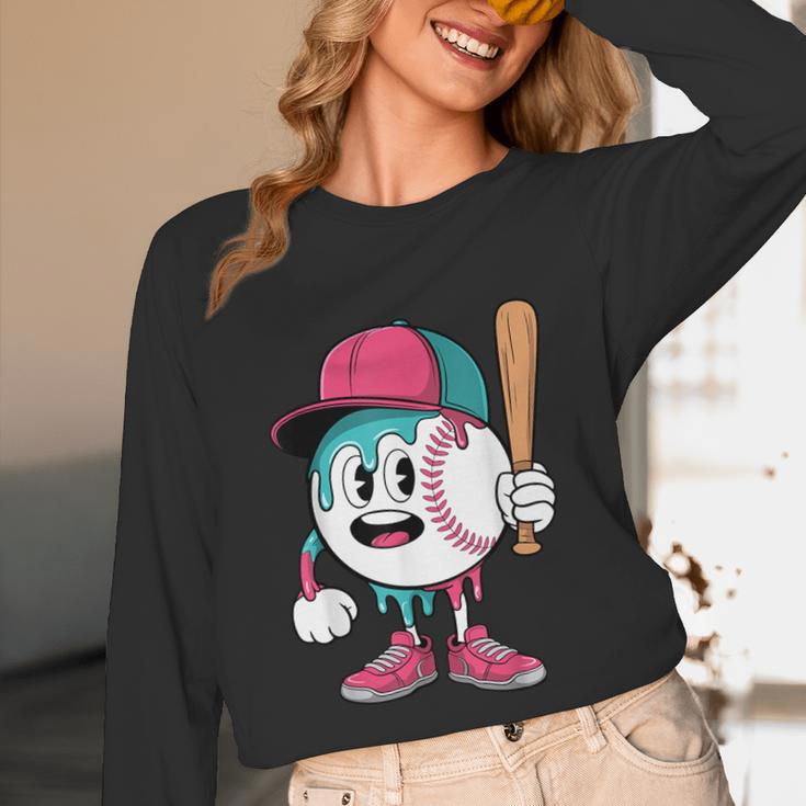Baseball Drip Boys Ice Cream Youth Unisex Long Sleeve T-Shirt Baseball Drip Boys Ice Cream Youth Unisex Long Sleeve T-Shirt