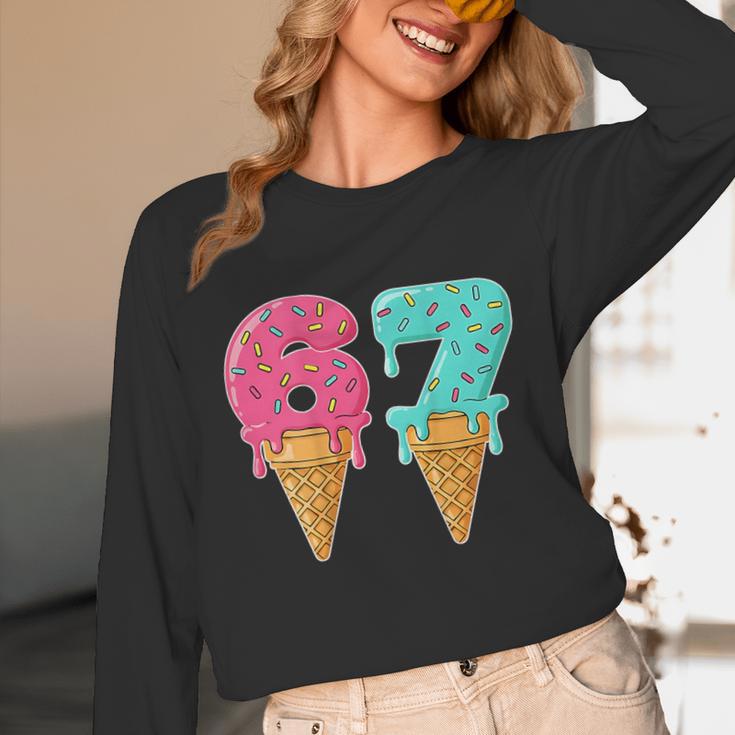 Baseball Drip Ice Cream 67 Baseball Unisex Long Sleeve T-Shirt Baseball Drip Ice Cream 67 Baseball Unisex Long Sleeve T-Shirt