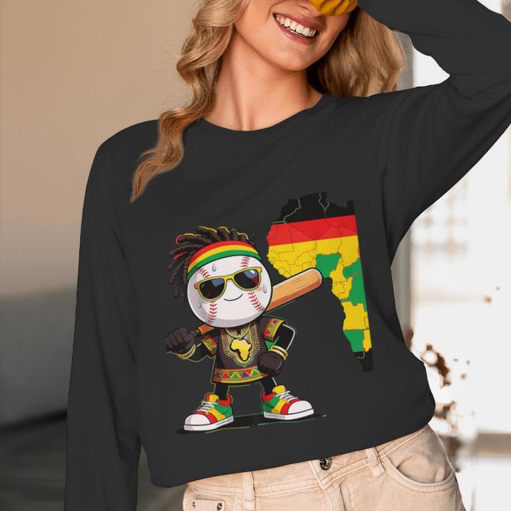 Baseball Drip Ice Cream Boys Youth Kids History Month Unisex Long Sleeve T-Shirt Baseball Drip Ice Cream Boys Youth Kids History Month Unisex Long Sleeve T-Shirt