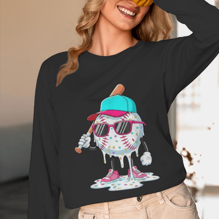 Baseball Drip Ice Cream Lifestyle Sprinkless Boy Kid Unisex Long Sleeve T-Shirt Baseball Drip Ice Cream Lifestyle Sprinkless Boy Kid Unisex Long Sleeve T-Shirt
