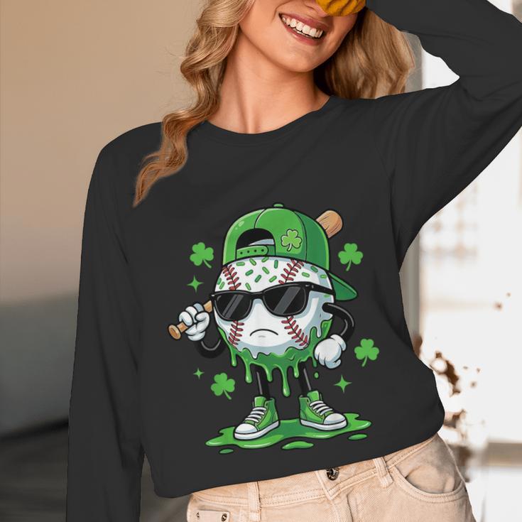 Baseball Drip Ice Cream Shamrock Kids Boy St Patrick’s Day Unisex Long Sleeve T-Shirt Baseball Drip Ice Cream Shamrock Kids Boy St Patrick’s Day Unisex Long Sleeve T-Shirt