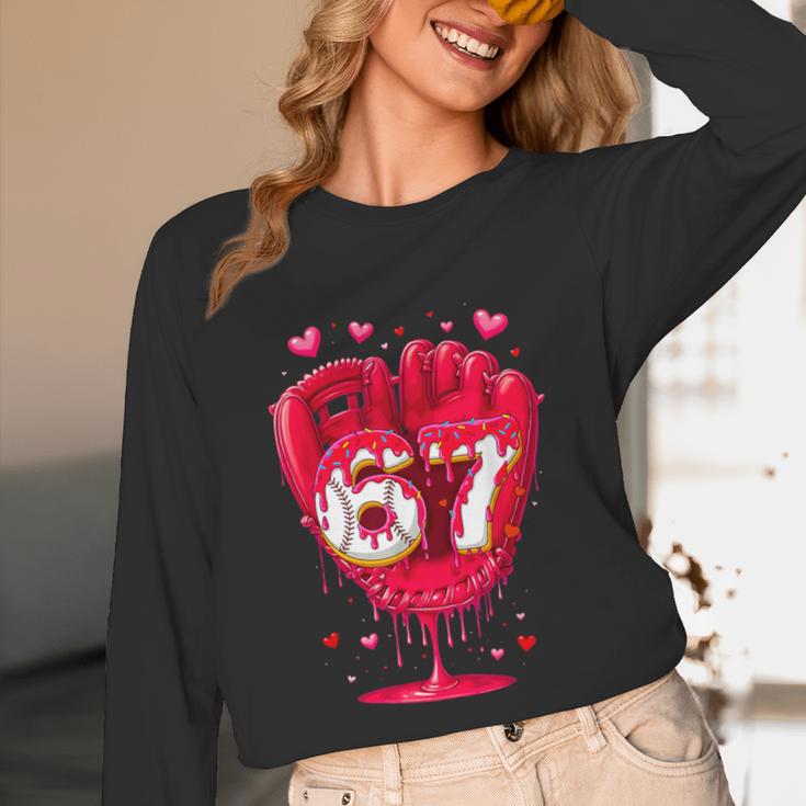 Baseball Drip Ice Cream Valentine Youth Boys Girls Sport Unisex Long Sleeve T-Shirt Baseball Drip Ice Cream Valentine Youth Boys Girls Sport Unisex Long Sleeve T-Shirt
