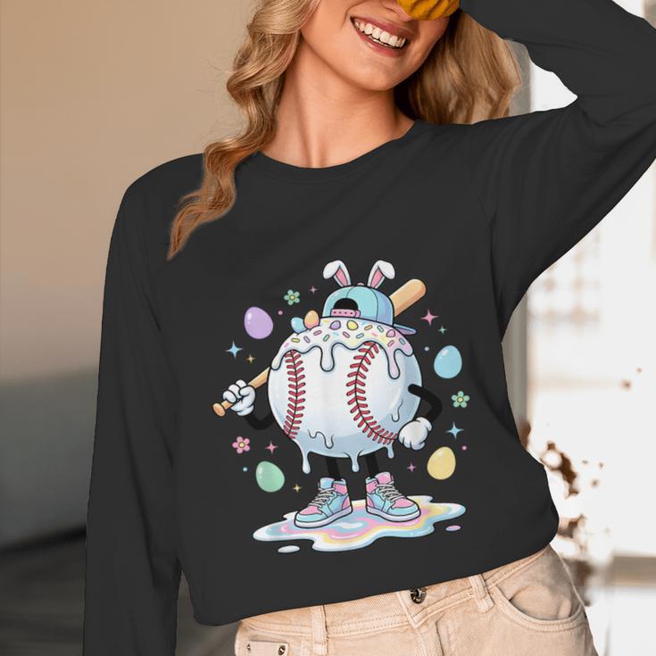 Baseball Drip Icecream Apparel Youth Boy Easter Unisex Long Sleeve T-Shirt
