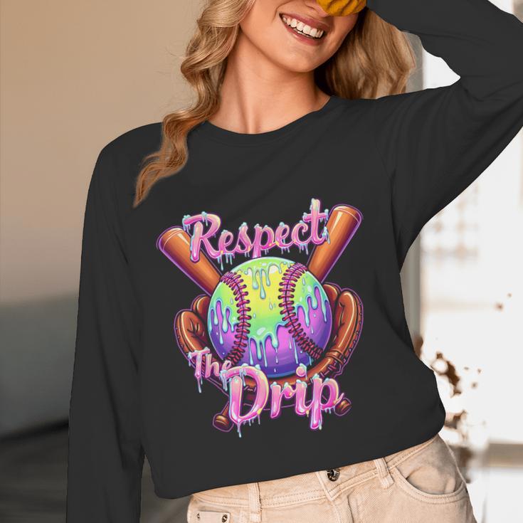 Baseball Drip Respect The Drip Purple Ice Cream Sprinkles Unisex Long Sleeve T-Shirt Baseball Drip Respect The Drip Purple Ice Cream Sprinkles Unisex Long Sleeve T-Shirt