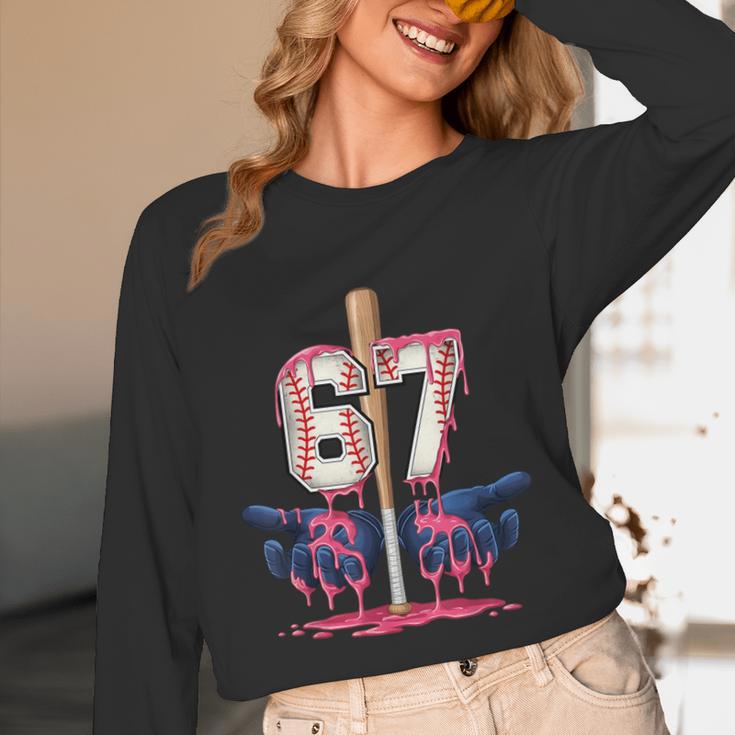 Baseball Drip Shirt Youth Baseball Glove Drip Ice Cream Unisex Long Sleeve T-Shirt Baseball Drip Shirt Youth Baseball Glove Drip Ice Cream Unisex Long Sleeve T-Shirt