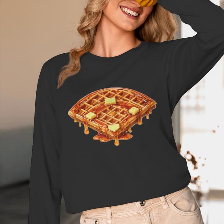 Baseball Dripping Waffle Field Unisex Long Sleeve T-Shirt