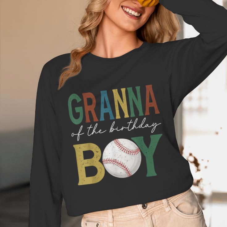 Baseball Granna Of The Birthday Boy Family Matching Unisex Long Sleeve T-Shirt