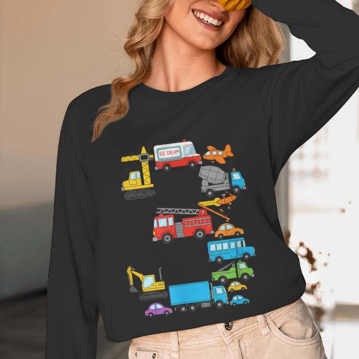 Baseball Ice Cream Drip Vehicles Youth Baseball Drip Unisex Long Sleeve T-Shirt
