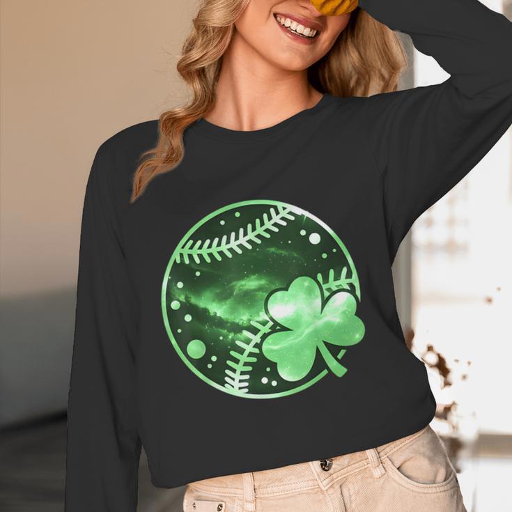 Baseball Irish Shamrock Lucky Clover St Patricks Day Boys Unisex Long Sleeve T-Shirt Baseball Irish Shamrock Lucky Clover St Patricks Day Boys Unisex Long Sleeve T-Shirt