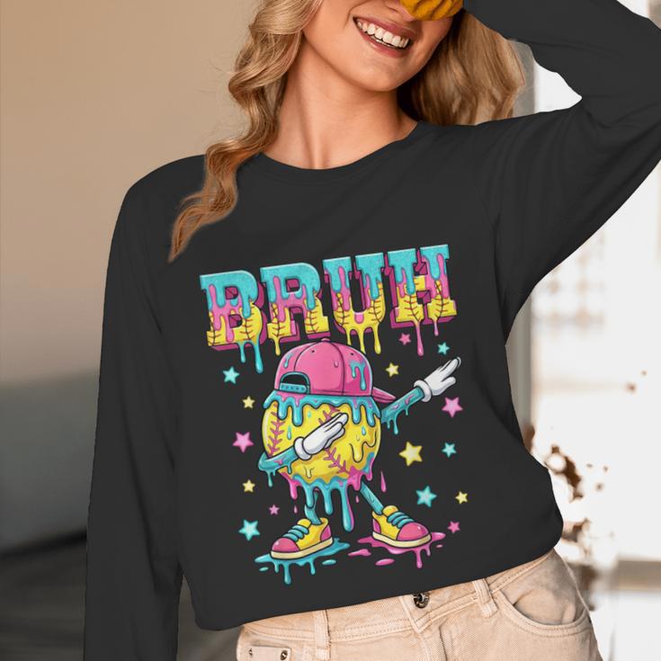 Baseball Life Style Apparel Youth Drip Baseball Boys Kid Unisex Long Sleeve T-Shirt