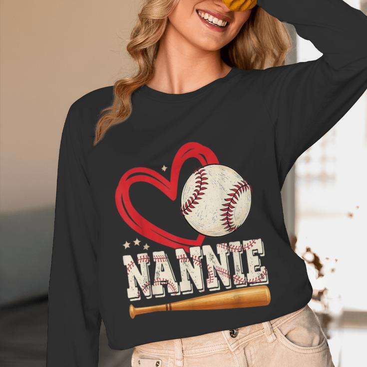 Baseball Nannie Baseball Heart Family Matching Unisex Long Sleeve T-Shirt Baseball Nannie Baseball Heart Family Matching Unisex Long Sleeve T-Shirt