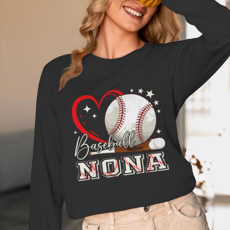 Baseball Nona Family Matching Cute Baseball Lover Unisex Long Sleeve T-Shirt
