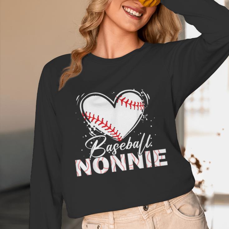 Baseball Nonnie Baseball Heart Unisex Long Sleeve T-Shirt Baseball Nonnie Baseball Heart Unisex Long Sleeve T-Shirt